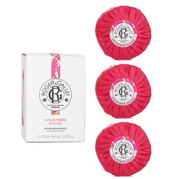 Roge & Gallet Gingembre Rouge Wellbeing Soaps Box