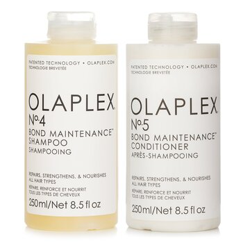 Olaplex Hair Care Set: No. 4 Bond Maintenance Shampoo+Nº.5 Bond Maintenance Conditione