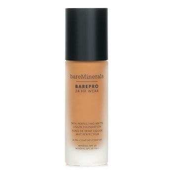 Bare Escentuals BAREPRO 24HR WEAR Skin Perfecting Matte Liquid Foundation Mineral SPF 20 - # Medium 37 Warm